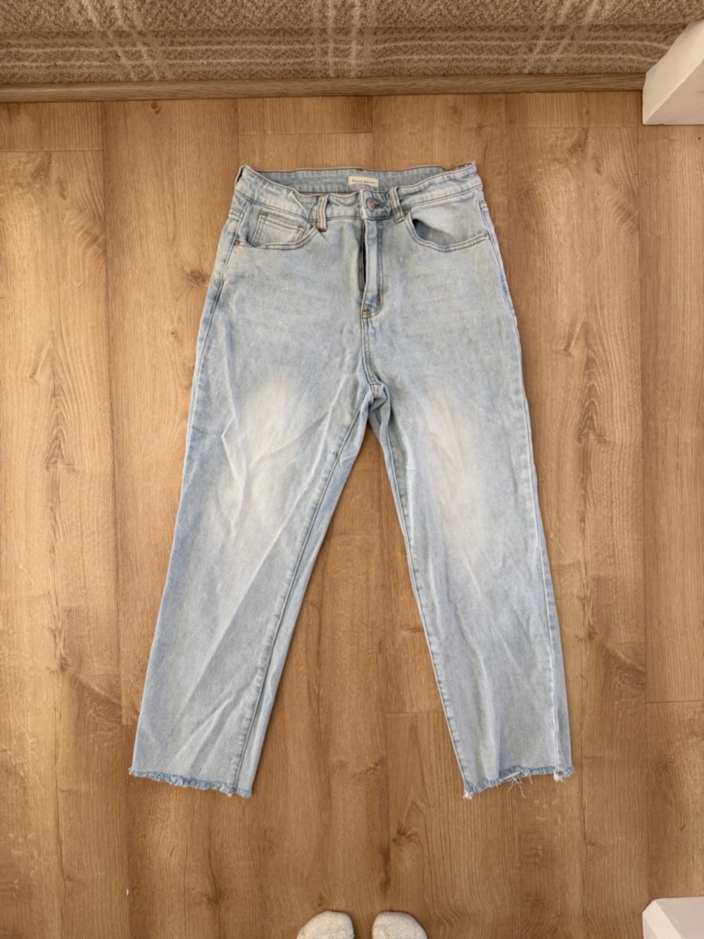 Light Wash Jeans - Classic Straight Fit